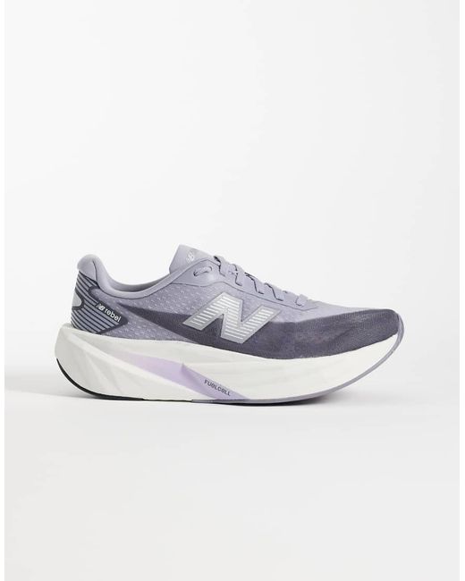 New Balance White Fuelcell Rebel V5 Running Trainers