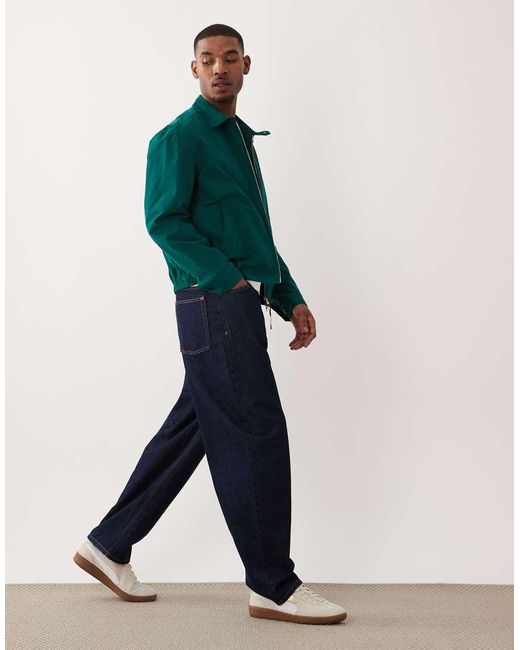 ARKET Green Pure Cotton Blouson Jacket for men