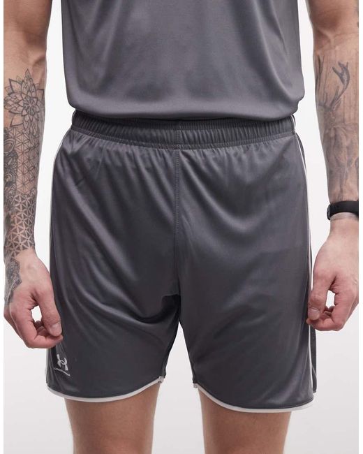 Under Armour Gray Challenger Training Shorts for men