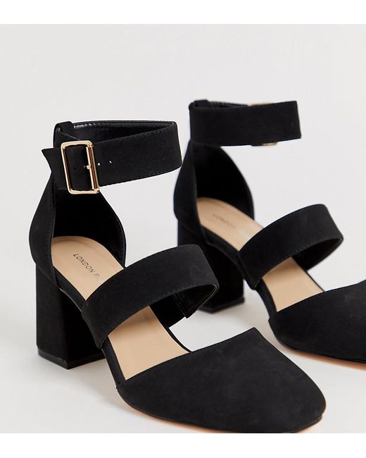 london rebel block heel