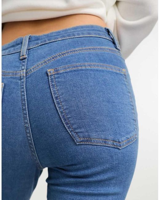Vaqueros Pitillo De ASOS de color Blue