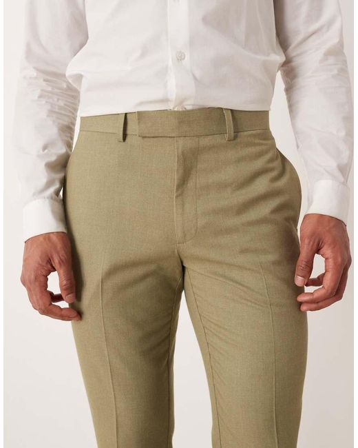 ASOS Natural Slim Suit Jacket for men