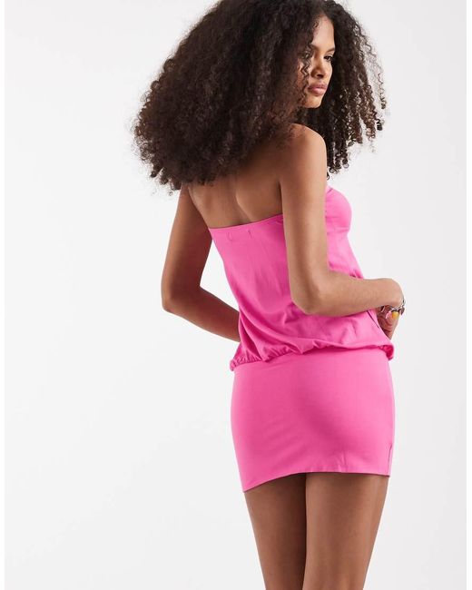 Motel Pink Belena Mini Dress