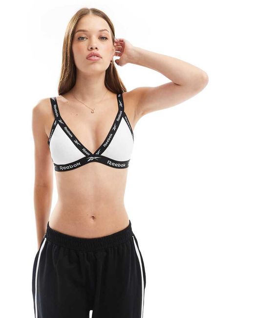 Reebok Black Dotty Bra