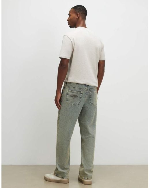 River Island Natural Loose Fit Jeans for men