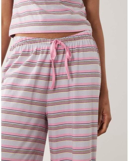 ASOS Pink Asos Design Tall Mix And Match Cotton Pyjama Pants