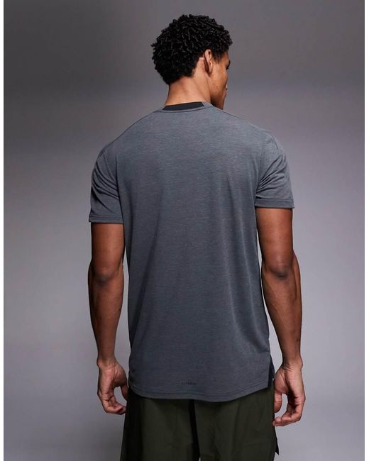 Adidas Originals Gray Adidas Training D4t T-shirt for men