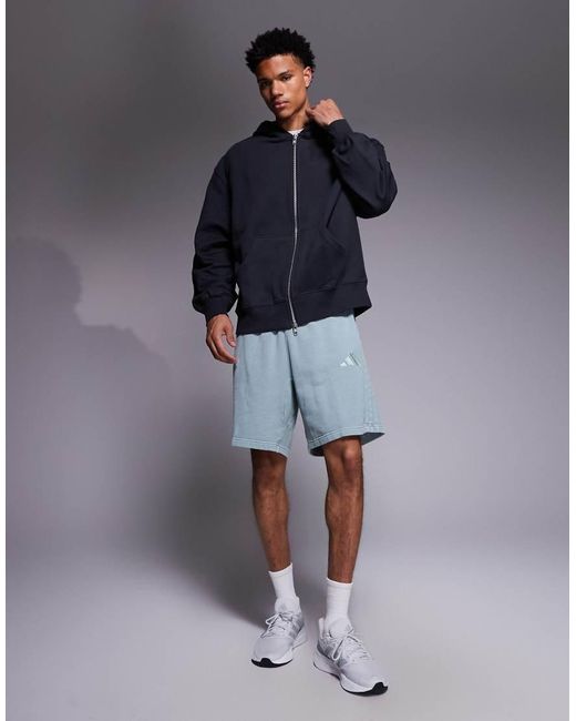 Adidas Originals Blue Adidas Sportswear Shorts for men