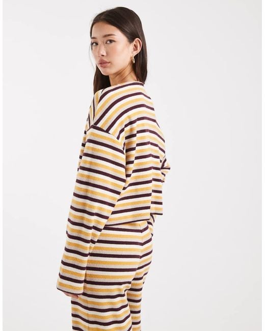 Miss Selfridge Natural Brushed Rib Cardigan Co-ord