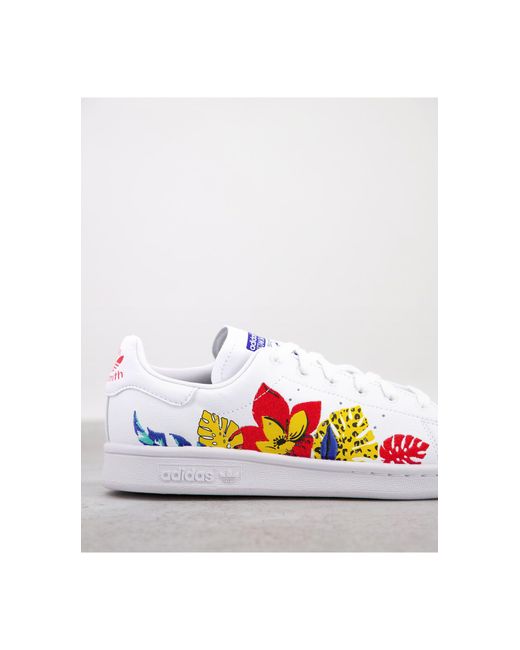 adidas Originals Rubber Sustainable Stan Smith Trainers in White | Lyst UK