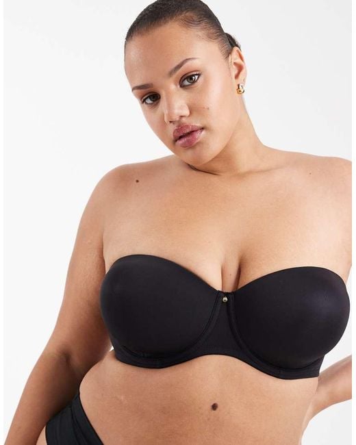 ASOS Black Asos Design Curve Moulded Multiway Underwired Bra