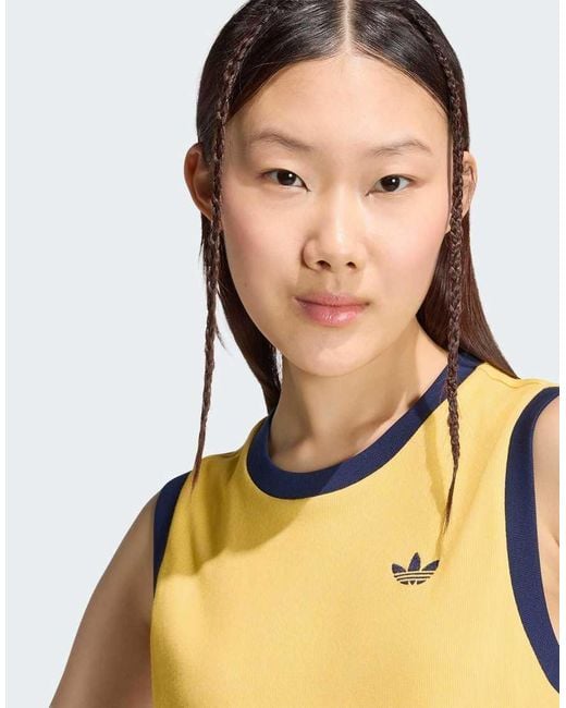 Adidas Originals Yellow Heather Tank