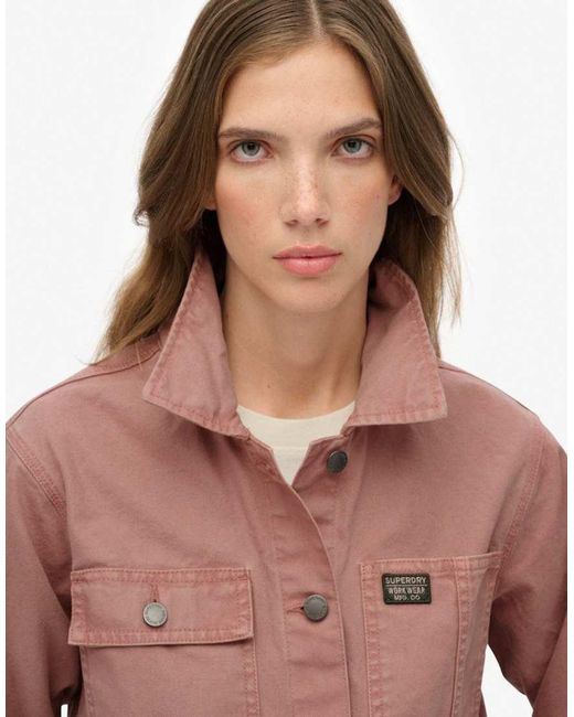 Superdry Red Chore Jacket