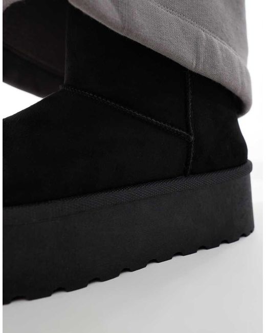 SEQWL Black Flatform Boots