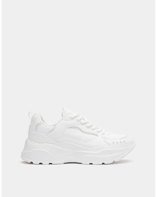 Baskets à empiècements Pull&Bear en coloris White