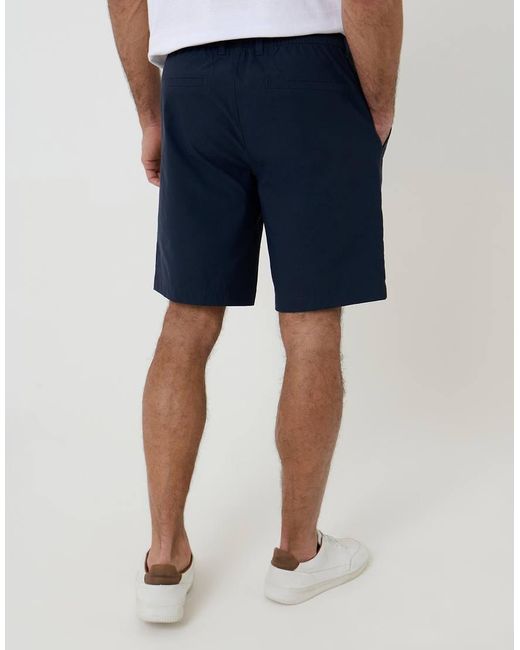 Threadbare Blue Elasticated Waist Stretch Chino Shorts for men