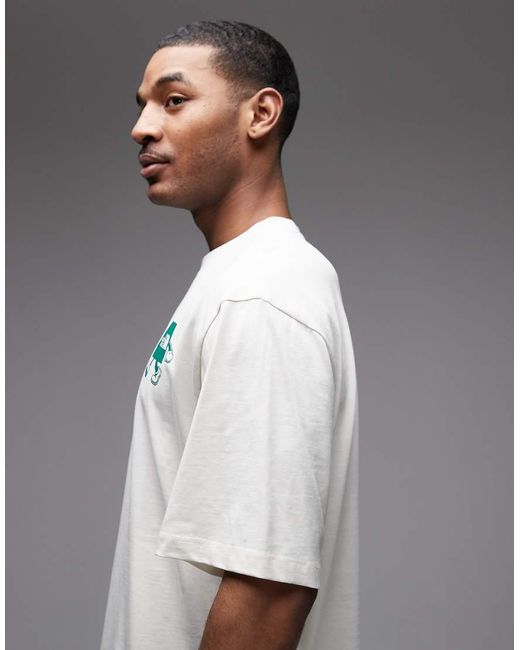 The North Face Gray Explore Backprint T-shirt for men
