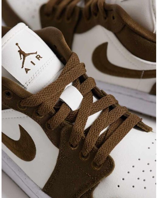 Nike Green Nike Air 1 Low Trainers