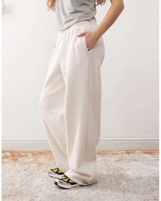 PacSun Natural Wide Leg Logo Joggers Co-Ord