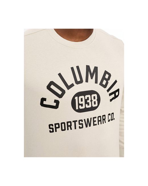 Columbia – trek – sweatshirt in Natural für Herren