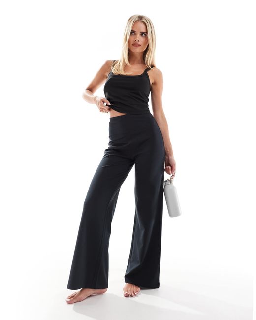 4505 Blue Petite Icon High Waist Wide Leg Dance Pant