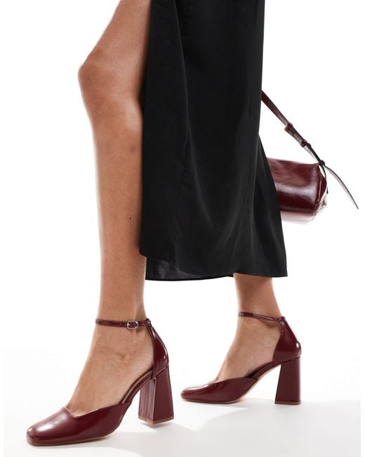 SEQWL Black Levante Block Heeled Sandal