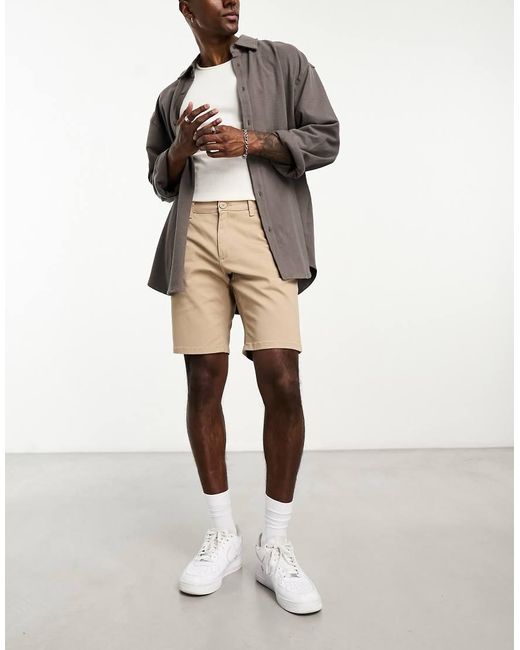 Only & Sons Natural Slim Fit Chino Short for men
