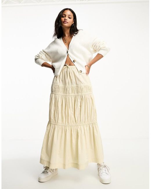 Monki White Knit Cardigan