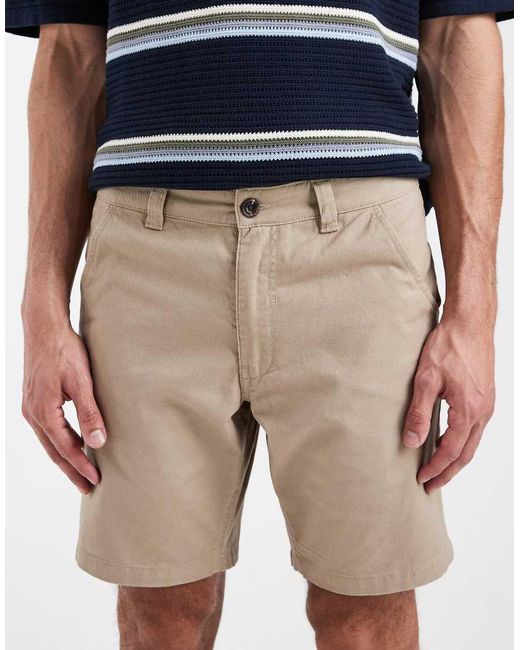 Brave Soul Blue Chino Shorts for men