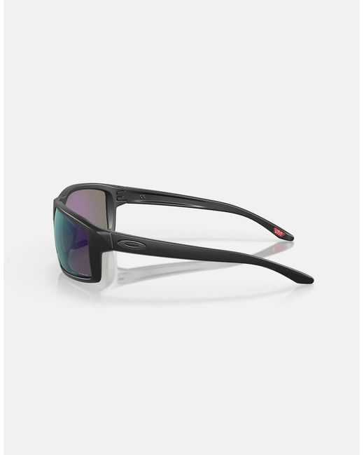 Oakley Green Gibston Rectangle Sunglasses With Mirrored Lens for men