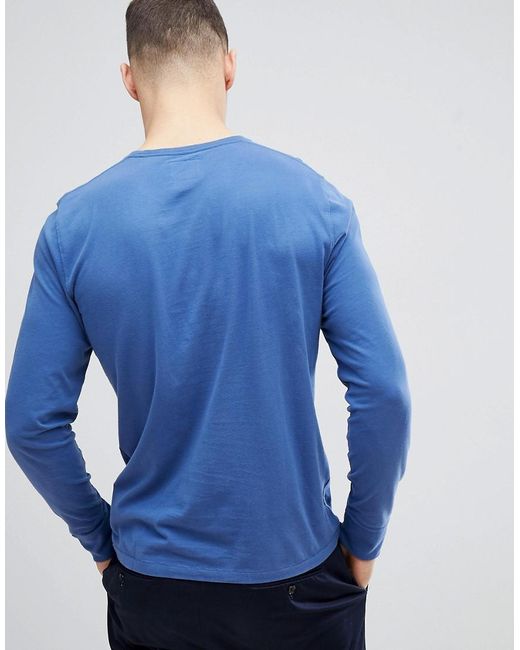 Camiseta de manga larga con logo de alce en azul de Abercrombie Fitch de hombre de color Azul Lyst