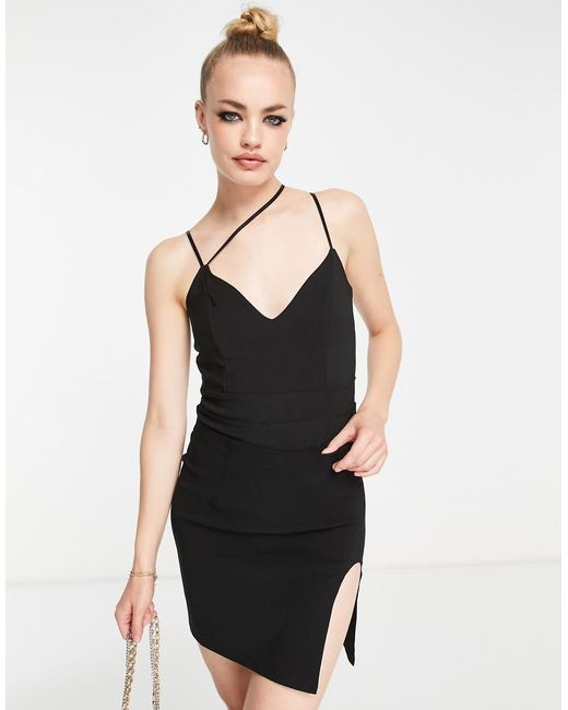 Extro & Vert Black Structured Strappy Body