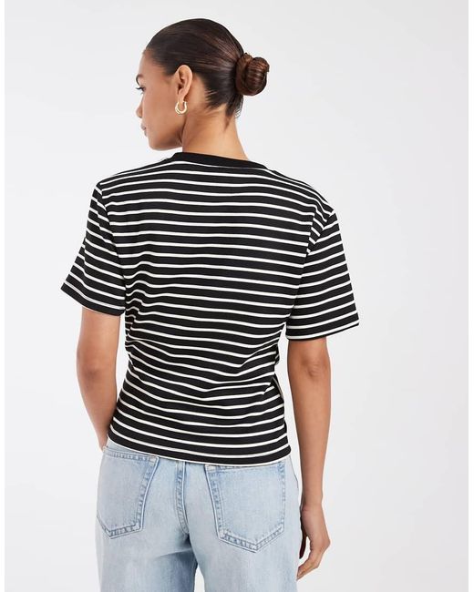 Vero Moda Gray Ruched Detail T-shirt