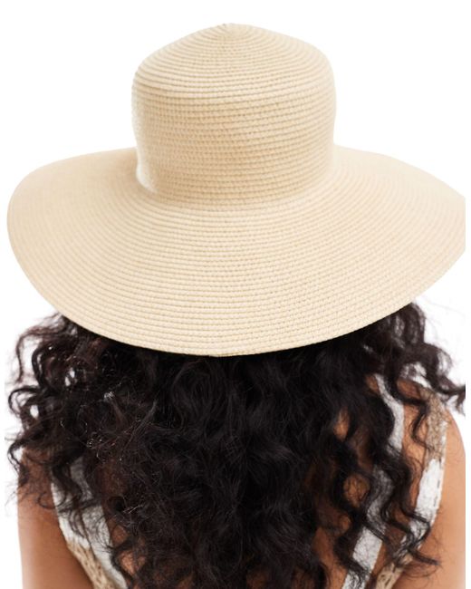Accessorize Black Classic Wide Brim Summer Hat