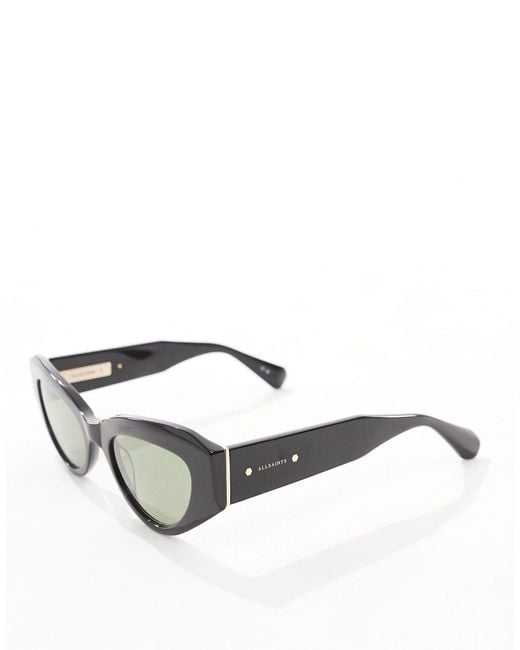 AllSaints Black Calypso Sunglasses