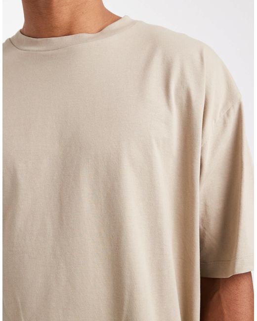 ASOS – 3er-pack basic-t-shirts in Black für Herren
