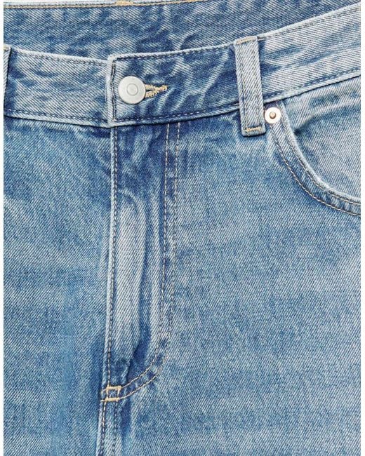 Pull&Bear Blue Straight-leg Jeans for men