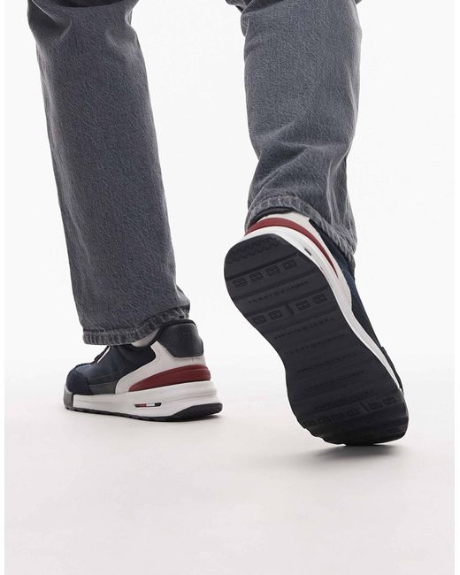 Tommy Hilfiger – basket – retro-laufschuhe in Blue für Herren