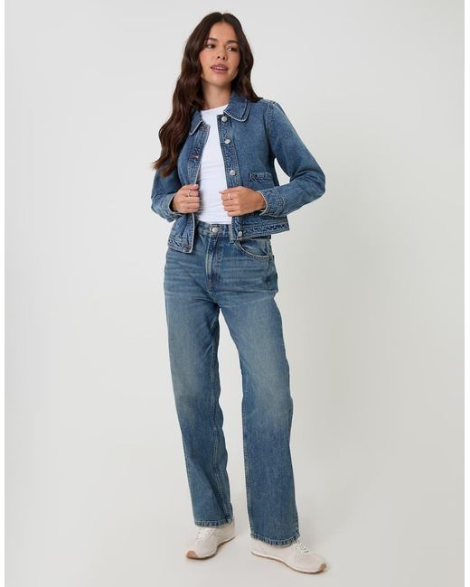 Threadbare Blue Denim Jacket With Patch Pockets