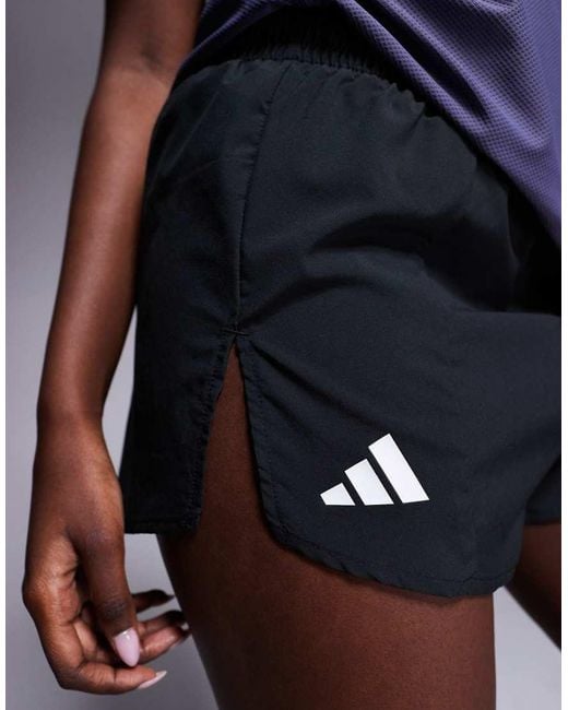 Adidas Originals Blue Adidas Running Adizero Shorts