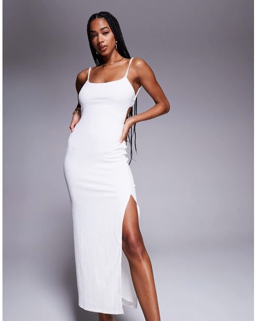 Princess Polly Purple V Neck Cross Back Maxi Dress
