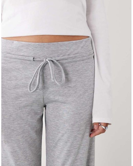 Collusion White Low Rise Yoga Pant