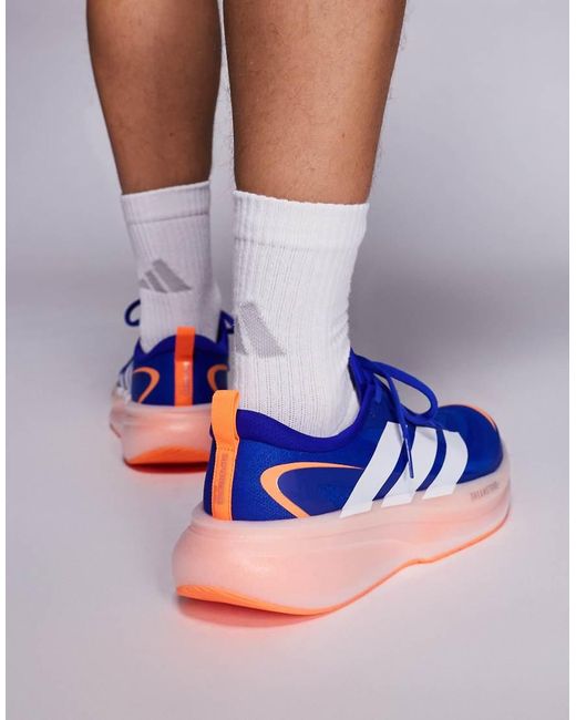 Adidas Originals Blue Adidas Running Supernova Glide Trainers for men