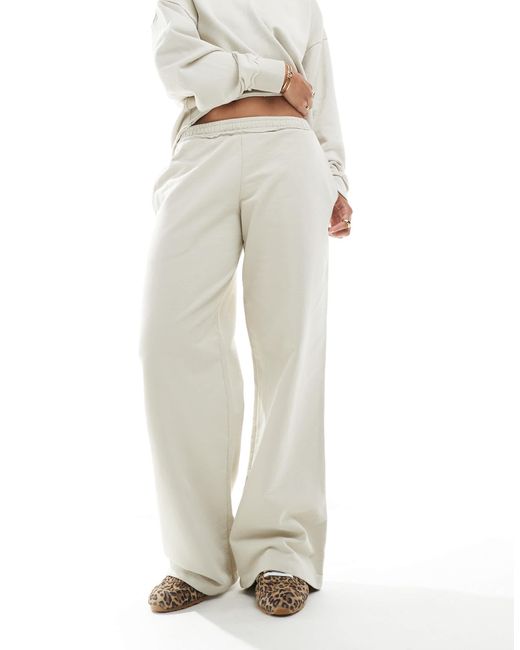 Pull&Bear White – jogginghose