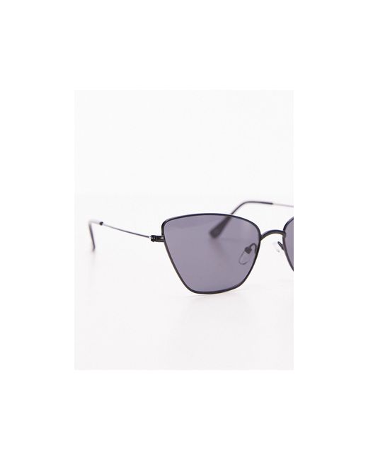 TOPSHOP Purple Daisy Metal Frame Cat Eye Sunglasses