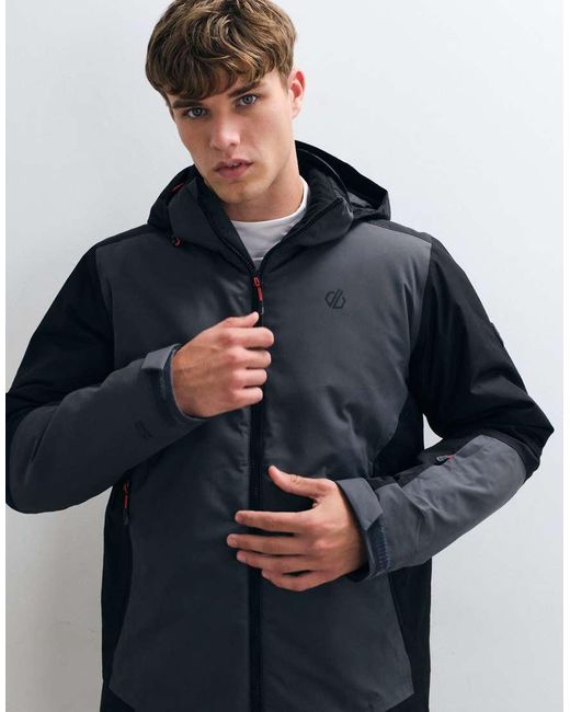Dare 2b Blue Waterproof Hooded Precision Ii Insulated Jacket for men