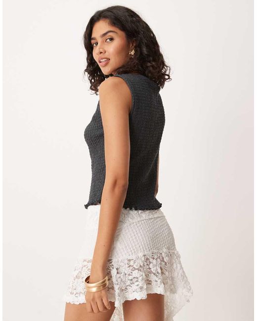 ASOS Blue Mix & Match Textured Tank Top