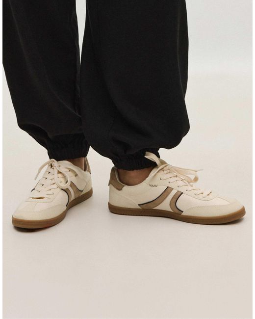 Stradivarius White S011 basic retro-sneaker