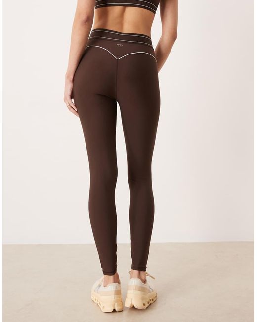 Abercrombie & Fitch Natural Ypb Sculptux 7/8 leggings Co-ord