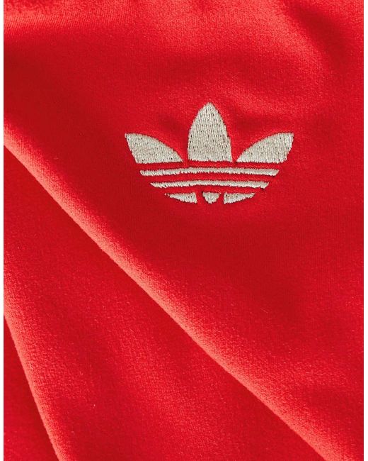 Top Con Escote Palabra De Honor De Originals X Asos Adidas de color Red